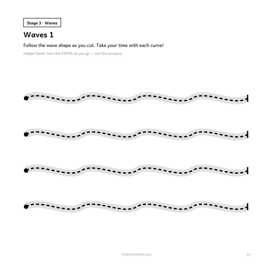 Scissor Skills Workbook for Kids Ages 3–5 — inside page 2
