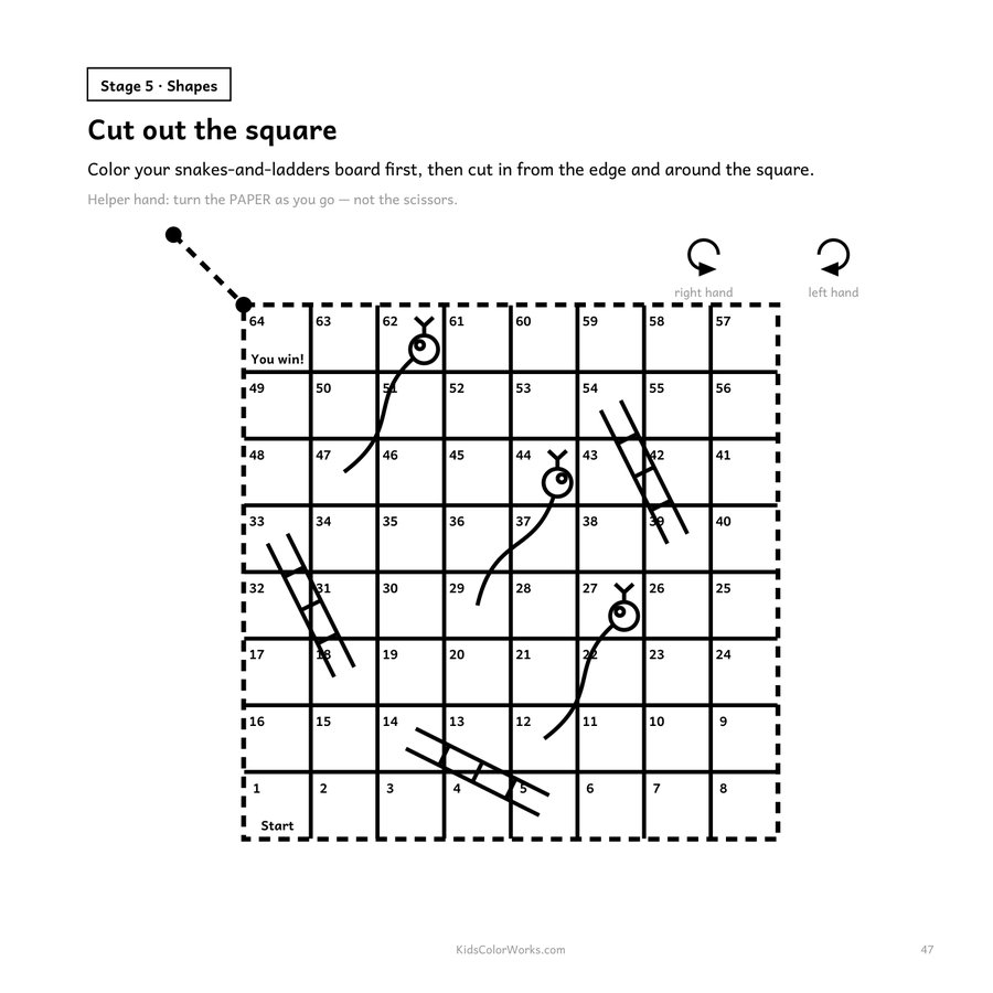 Scissor Skills Workbook for Kids Ages 3–5 — inside page 4