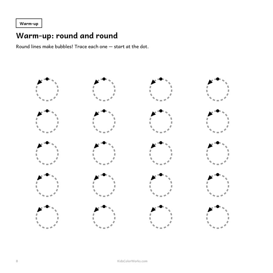 Letter Tracing for Kids Ages 3–5 — inside page 1