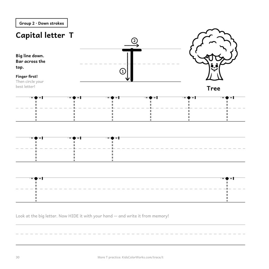 Letter Tracing for Kids Ages 3–5 — inside page 2