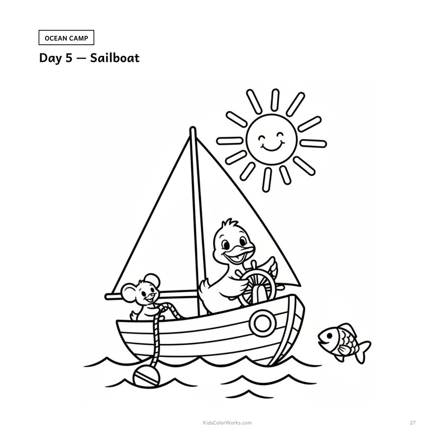 Summer Camp at Home — inside page 3
