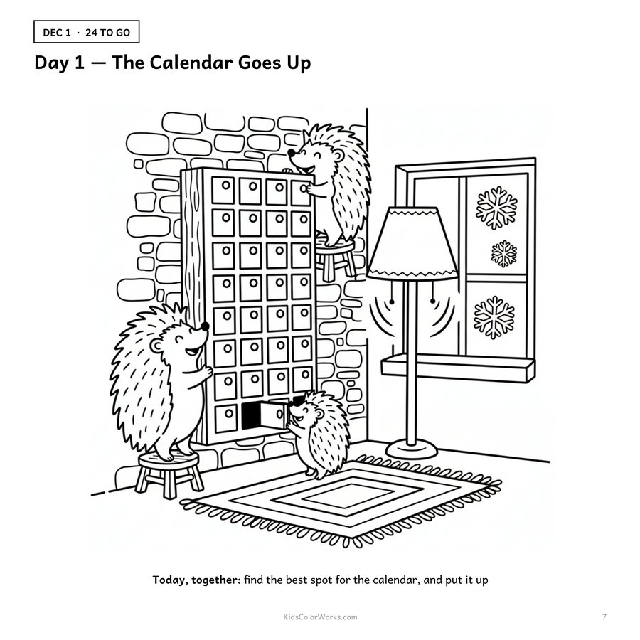 Countdown to Christmas — inside page 2