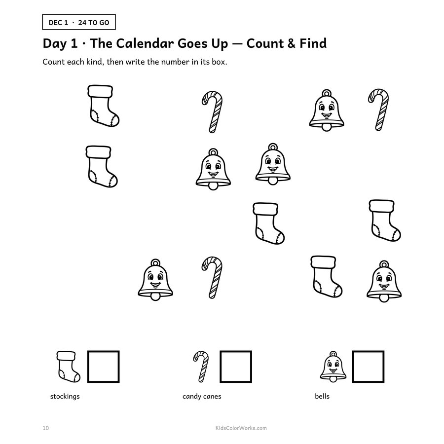 Countdown to Christmas — inside page 4
