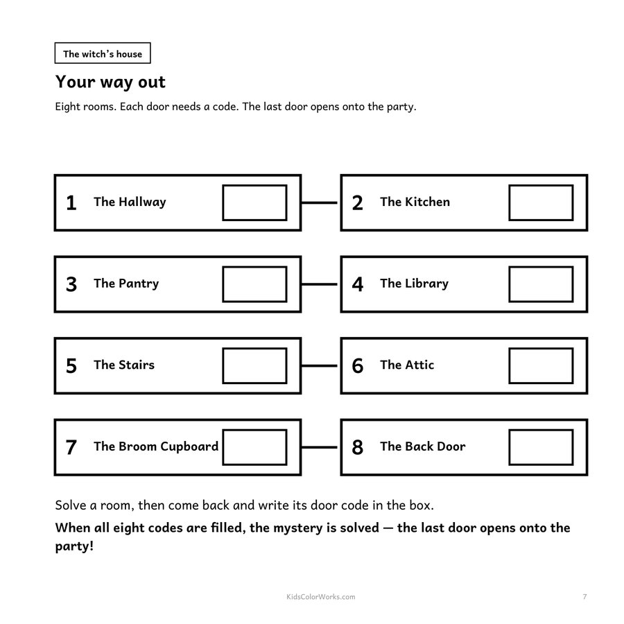 Spooky Midnight Case — inside page 1