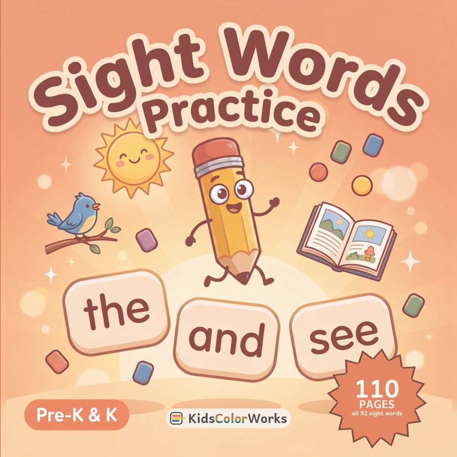 Sight Words Practice — front cover