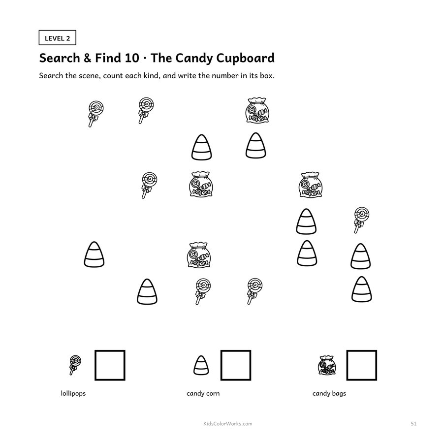 The Halloween Puzzle Book — inside page 3