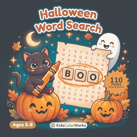 Halloween Word Search — cover