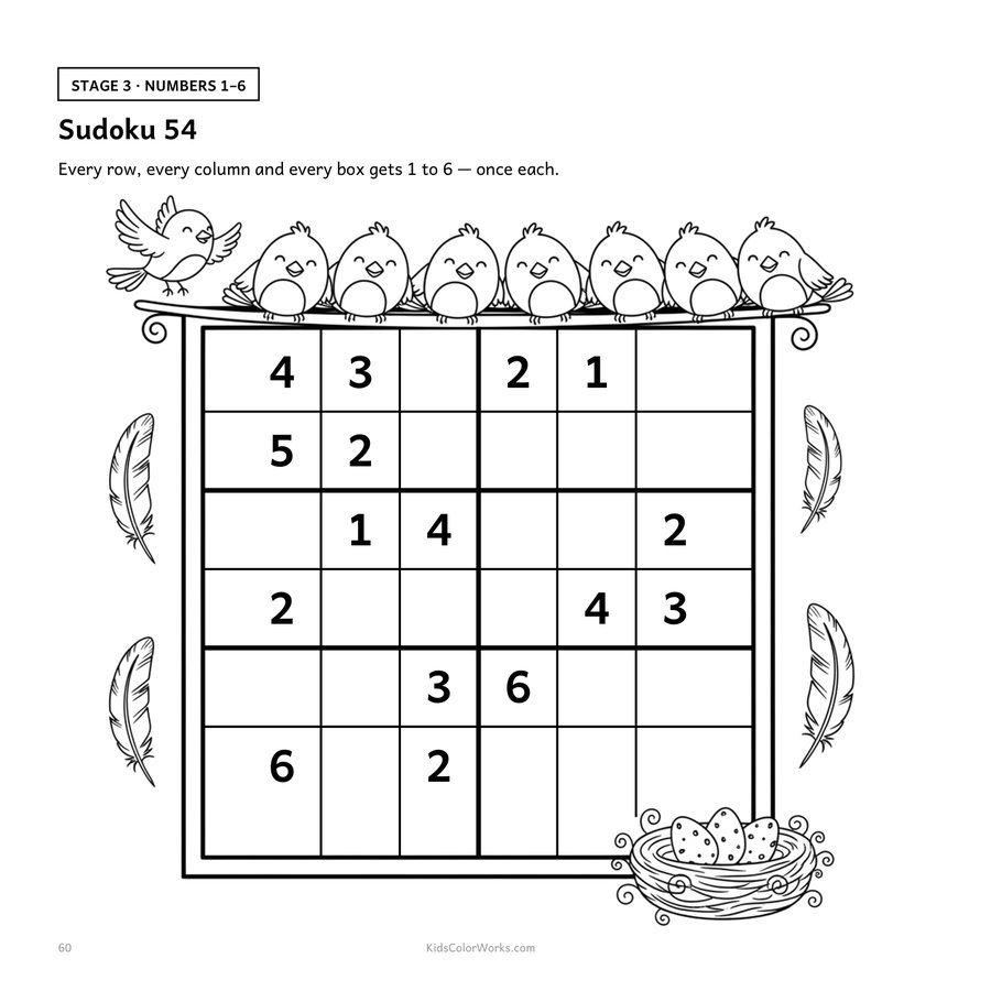 My First Sudoku — inside page 4