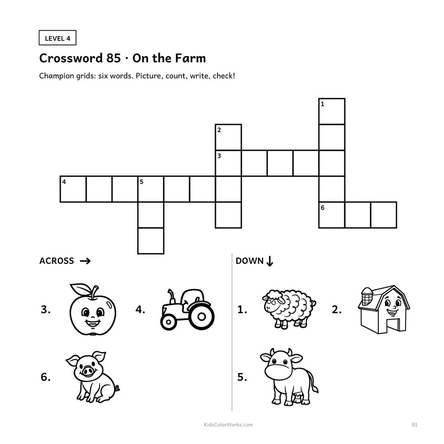 My First Crossword — inside page 4