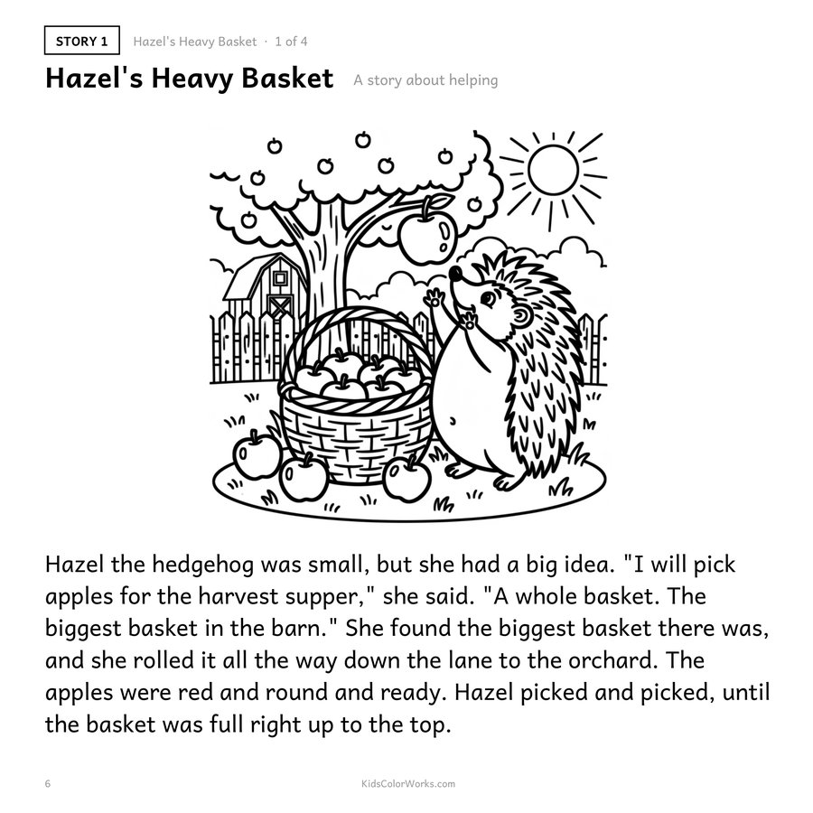 The Thanksgiving Activity Book — inside page 1